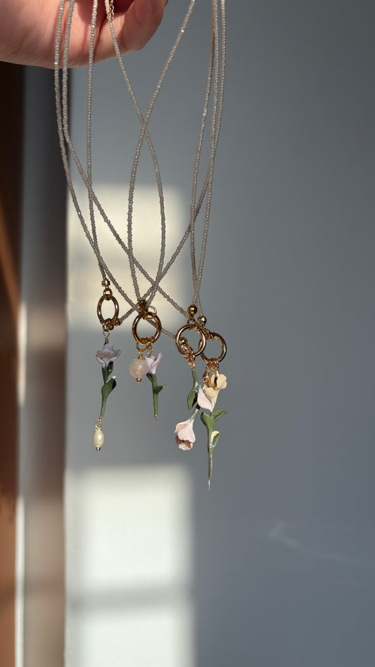 Beaded Sweet Pea