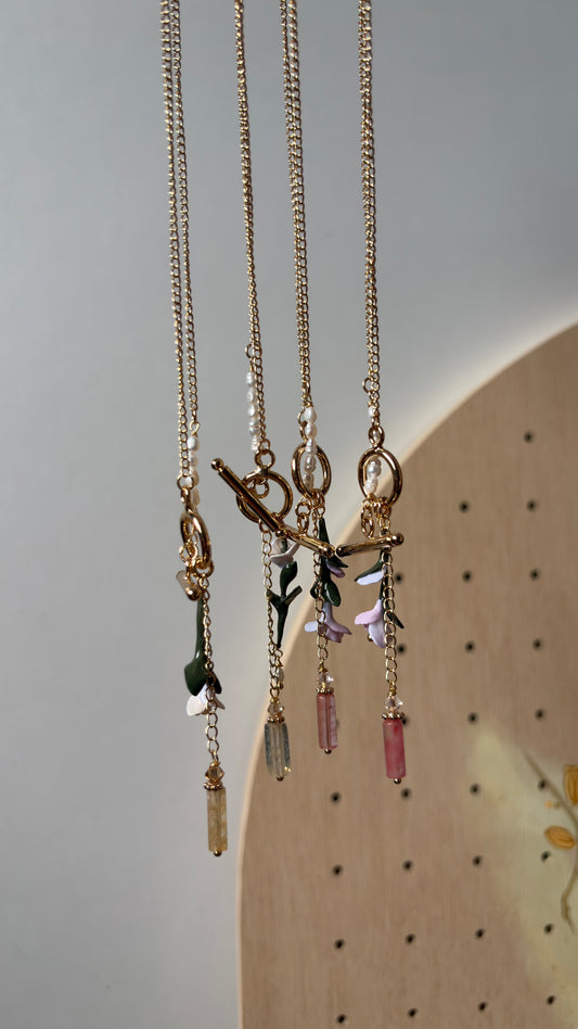 Sweet Pea Longline Necklace