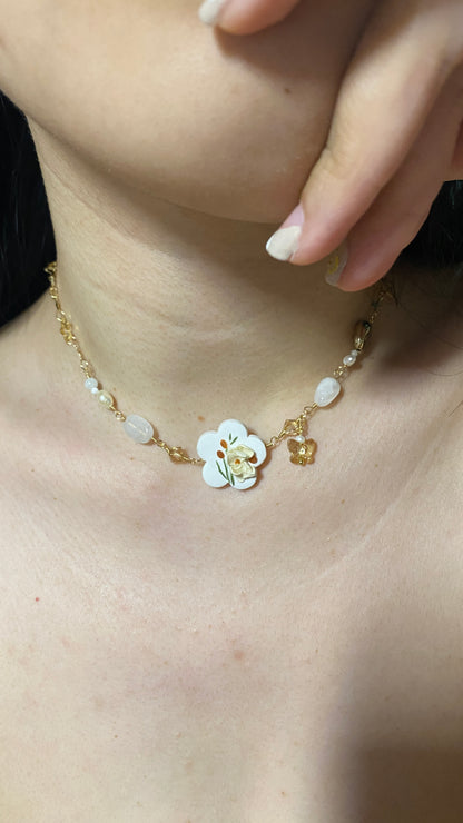 Blooming Magnolia Necklace